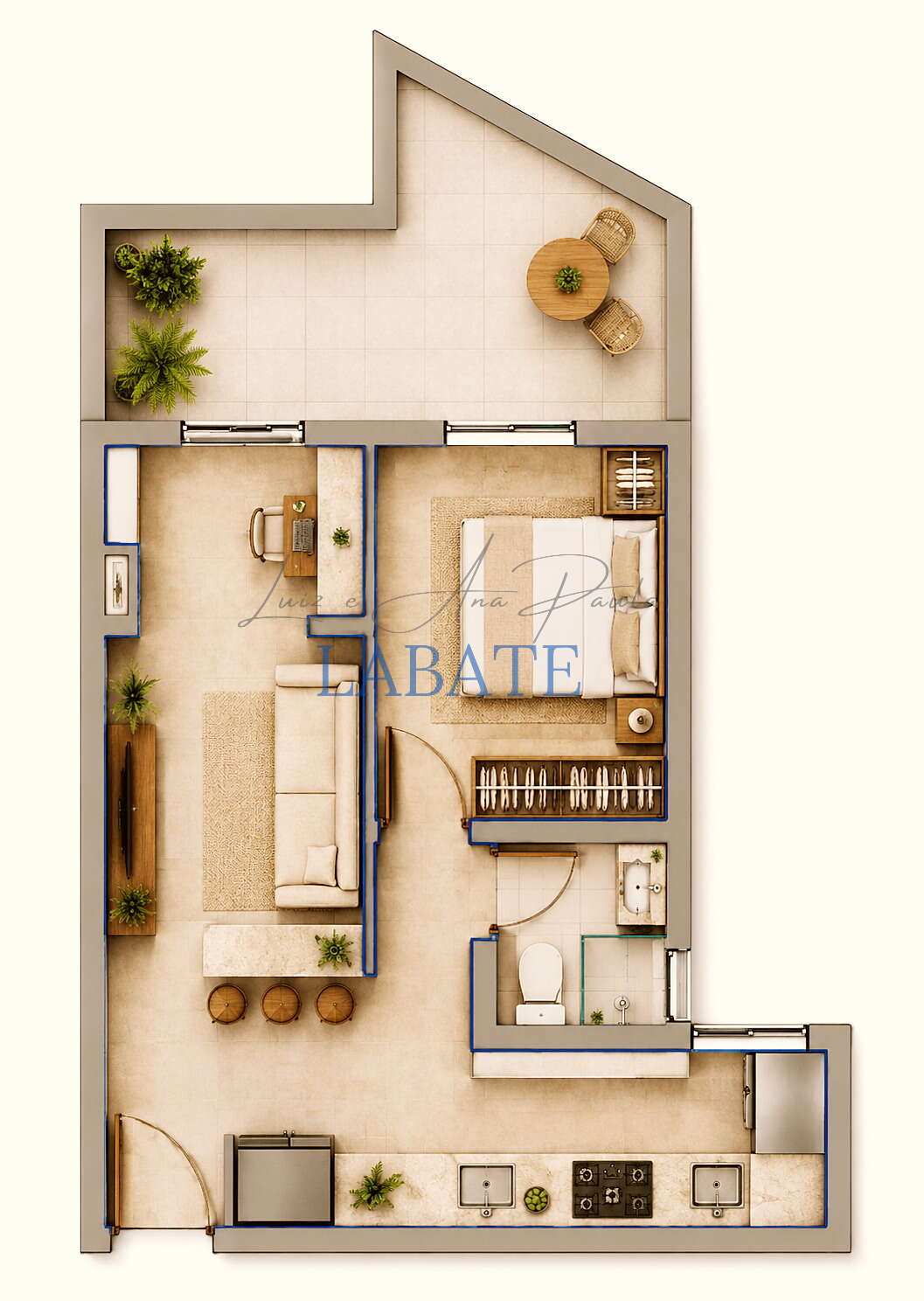 Apartamento 41m² com sacada e vista no Villagio Ituri, Vila Formosa - Luiz e Ana Paula Labate
