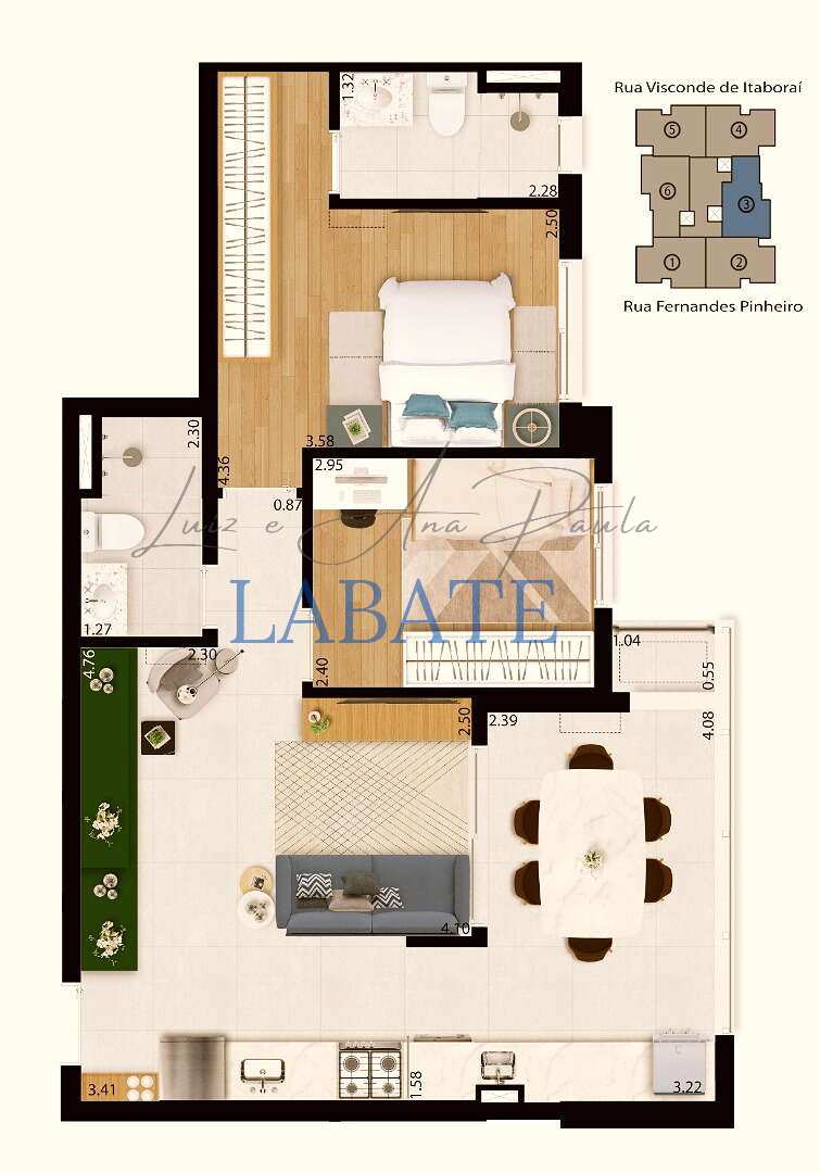  - Apartamento 65m² com suíte e lazer no Belenzinho