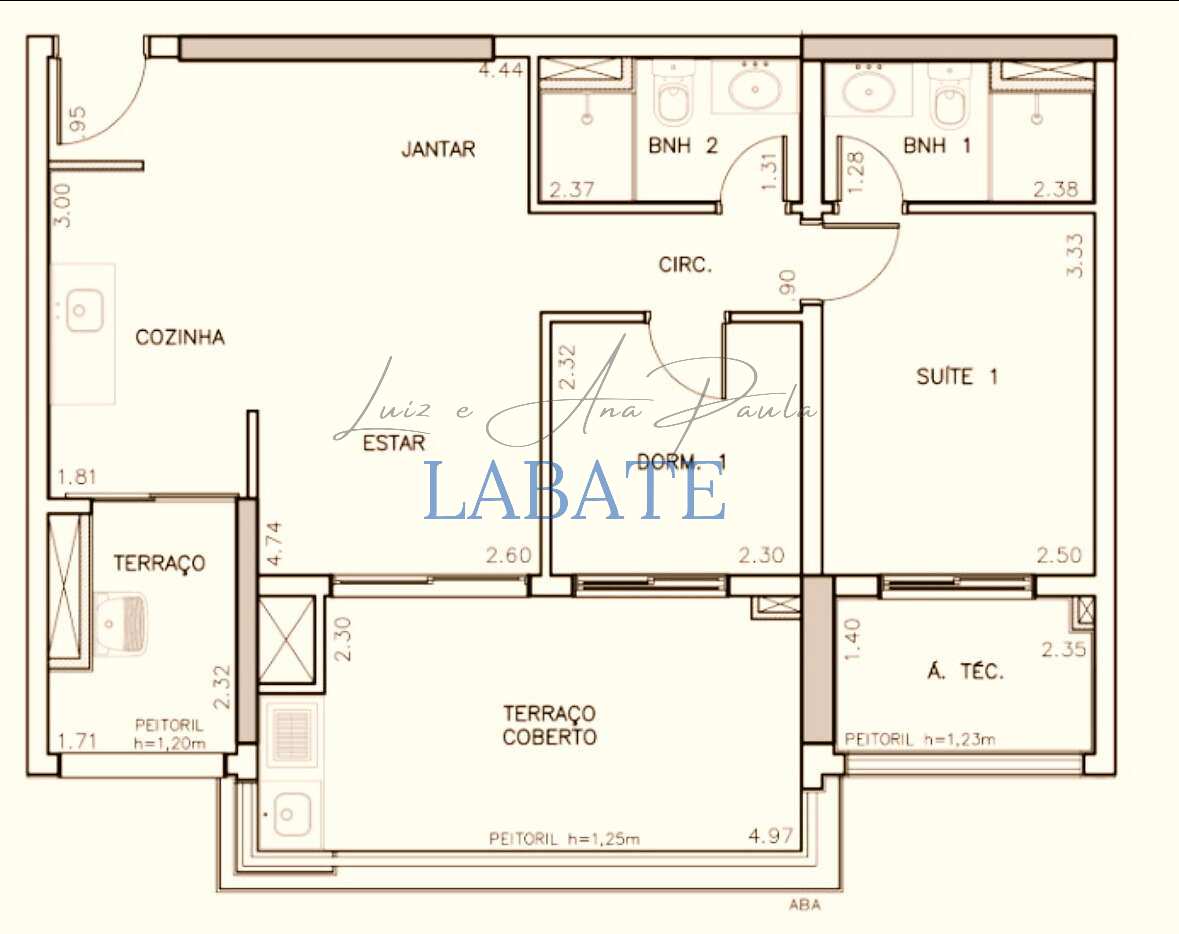 Apartamento 70m² com suíte e sacada no Vitrine Tatuapé, Chácara Califórnia - Luiz e Ana Paula Labate