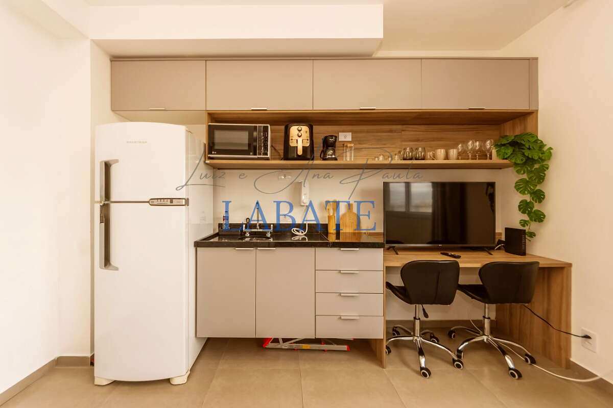  - Studio 21m² com vista panorâmica e cozinha integrada no Belenzinho