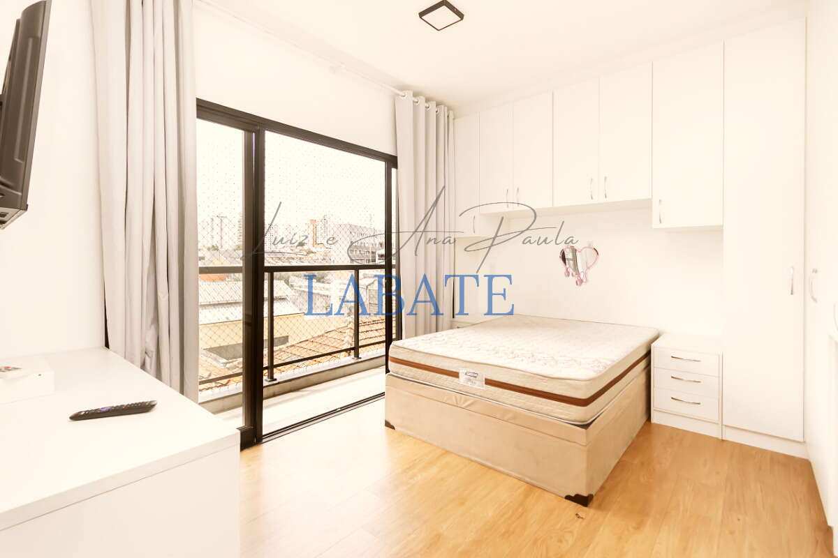  - Studio 27m² mobiliado com sacada e vista na Mooca