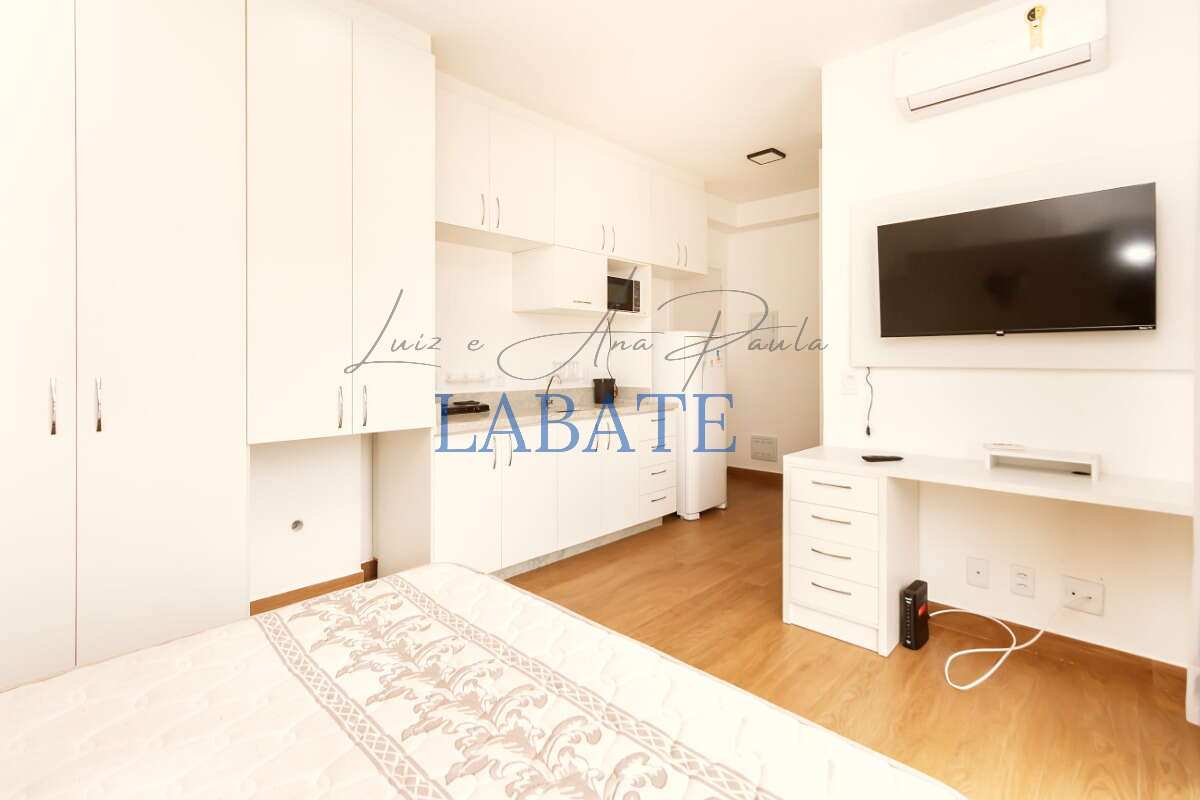  - Studio 27m² mobiliado com sacada e vista na Mooca