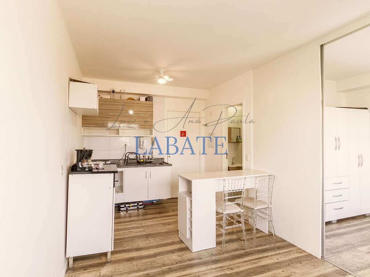 Studio 27m² mobiliado com vaga no 13º andar, Tatuapé - Luiz e Ana Paula Labate