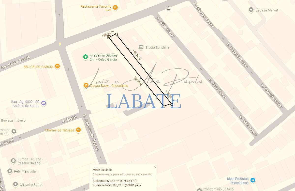  - Terreno comercial na Avenida Celso Garcia, Tatuapé